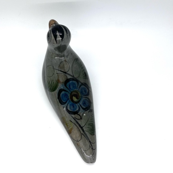 Vintage Mexican Folk Art Pottery Tonala Bird - Picture 3 of 13